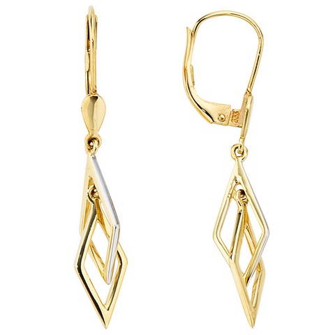 Boutons Ohrclips aus Gold