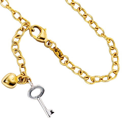 Fußkettchen aus Gold oder Silber