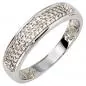 Preview: Damen Ring 585 Gold Weißgold, 50 Diamanten 0,25ct.
