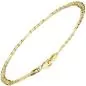 Preview: 19 cm langes Armband aus 333 Gold Gelbgold 3,8 mm