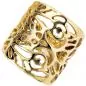 Preview: Damen Ring, breit 585 Gold Gelbgold Goldring, 21,2 mm breit