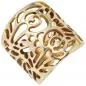 Preview: Damen Ring, breit 585 Gold Gelbgold Goldring, 21,2 mm breit