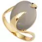 Preview: Damen Ring 585 Gold Gelbgold 1 Mondstein Goldring