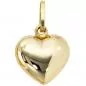 Preview: Kinder Anhänger Herz 333 Gold Gelbgold Herzanhänger Kinderanhänger