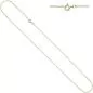Preview: 60 cm lange diamantierte Ankerkette aus 333 Gelbgold