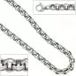 Preview: Erbsarmband 925 Sterling Silber 21 cm Silberarmband Karabiner