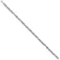 Preview: Fußkettchen Fußkette 925 Sterling Silber rhodiniert 26 cm Karabiner