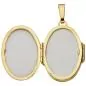 Preview: Medaillon oval mit Blumen Muster 333 Gold Gelbgold zum Öffnen für 6 Fotos