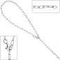 Preview: Fußkettchen Fußkette 925 Sterling Silber 27 cm variabel verkürzbar