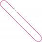 Mobile Preview: Rundankerkette Edelstahl pink lackiert 42 cm Kette Halskette Karabiner