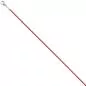 Preview: Rundankerkette Edelstahl rot lackiert 42 cm Kette Halskette Karabiner