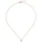 Preview: Collier Kette mit Anhänger 585 Gelbgold 1 Diamant Brillant 0,25 ct. 45 cm