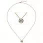 Preview: Collier Kette mit Anhänger, 585 Gold Gelbgold 1 Diamant Brillant 1,0 ct. 45 cm