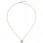 Preview: Collier Kette mit Anhänger, 585 Gold Gelbgold 1 Diamant Brillant 1,0 ct. 45 cm