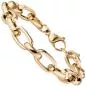 Preview: Armband Edelstahl gold-farben beschichtet 22 cm