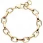 Preview: Armband Edelstahl gold-farben beschichtet 22 cm