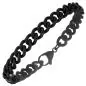 Preview: Armband Edelstahl mit schwarzer PVD-Beschichtung 21,5 cm