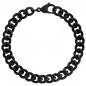 Preview: Armband Edelstahl mit schwarzer PVD-Beschichtung 21,5 cm