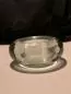 Preview: Teelichthalter rund aus Glas, Durchmesser 6,9 cm Preview: Teelichthalter rund aus Glas, Durchmesser 6,9 cm