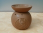 Preview: Duftlampe aus Keramik in Braun, 15,5 cm