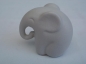 Mobile Preview: Kleine Skulptur Elefantenbaby, creme