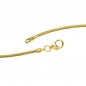 Preview: Schlangenkette 585 Gelbgold 1,4 mm 42 cm Goldkette Halskette