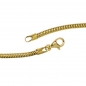 Mobile Preview: Schlangenkette aus 585 Gelbgold 2,4 mm 42 cm Gold kette Halskette