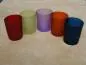 Preview: Votivglas gelb aus satiniertem Glas Preview: Votivglas gelb aus satiniertem Glas