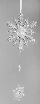 formano Dekohänger Eiskristall, 2tlg. Acryl, 45 cm
