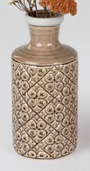 27 cm hohe Vase aus Keramik im Landhausstil