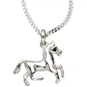 Kinder Anhänger Pferd 925 Sterling Silber Pferdeanhänger