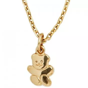 Kinder Anhänger Teddy 333 Gold Gelbgold Kinderanhänger