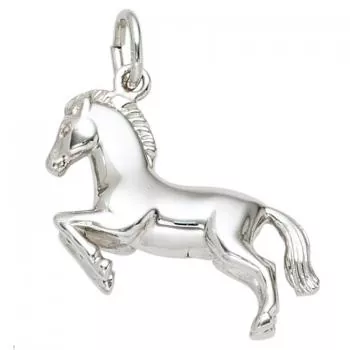 Anhänger Pferd Silber rhodiniert