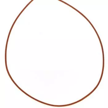 Lederschnur orange ca. 100 cm lang Halskette Leder