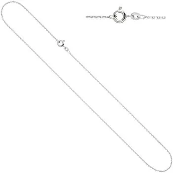 45 cm lange Ankerkette aus 585 Weißgold mit Federring