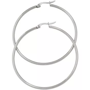 Creolen rund Edelstahl 54,2 mmOhrringe Edelstahlohrringe