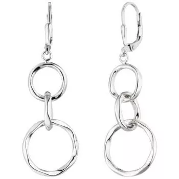 Boutons Ohrhänger aus 925 Silber