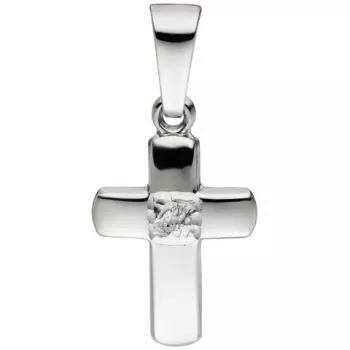 Anhänger Kreuz 333 Gold Weißgold Kreuzanhänger Goldanhänger