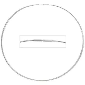 Halsreif 5-reihig Edelstahl 50 cm