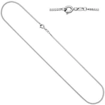 50 cm lange Panzerkette aus 333 Weißgold