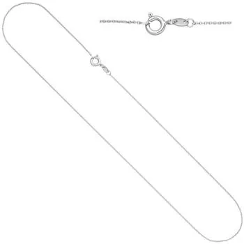 42 cm lange Ankerkette aus 333 Weißgold