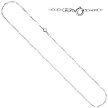 60 cm lange Ankerkette aus 585 Weißgold