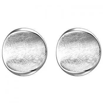 Ohrstecker 925 Sterling Silber eismatt Ohrringe Silberohrringe