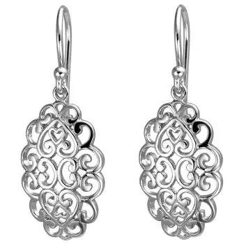 Ohrhänger 925 Sterling Silber 32,7 mm Ohrringe Silberohrringe
