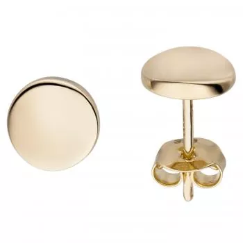 Ohrstecker 333 Gold Gelbgold 7 mm