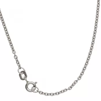 Ankerkette 333 Weißgold 1,6 mm 50 cm Gold Kette Halskette Federring
