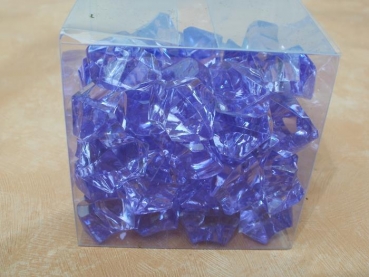 1 Box Deko Kristalle in Flieder