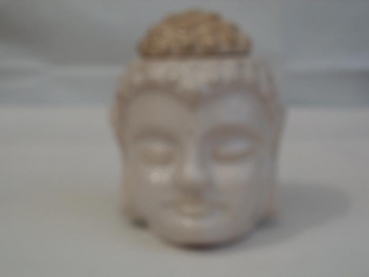 Duftlampe Buddha-Kopf aus Keramik