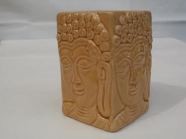 Buddha Duftlampe, Keramik, 12 cm hoch