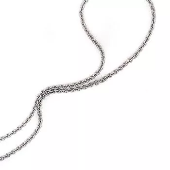 Halskette Kette 950 Platin 45 cm Platinkette Karabiner